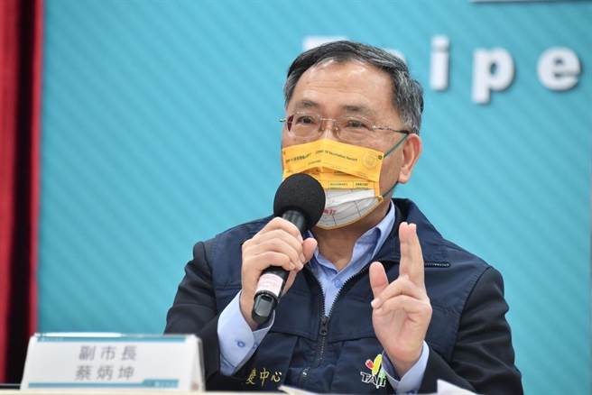 台北市副市長蔡炳坤。（台北市政府提供／張立勳台北傳真）