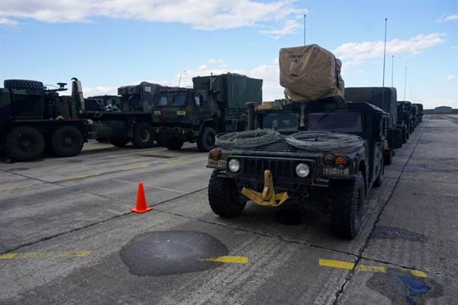 美军抵达斯洛伐克参加多国演习。（图／路透社）