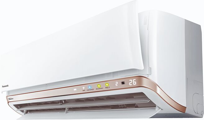 Panasonic全新RX系列空调，顶规的RX22系列定价3万500元起，另有入门款K系列空调，定价2万1800元起。（Panasonic提供）