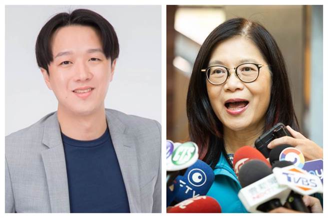 评论员李正皓（左）和绿委管碧玲（右）。（中时资料照，合成照）