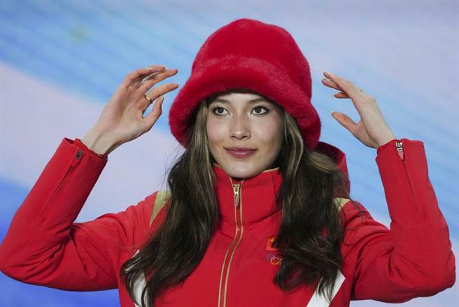 大陸滑雪女將谷愛凌在北京冬奧摘得2金1銀。（美聯社資料照）