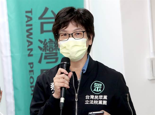 台湾民眾党立法委员蔡壁如。（资料照/郑任南摄）
