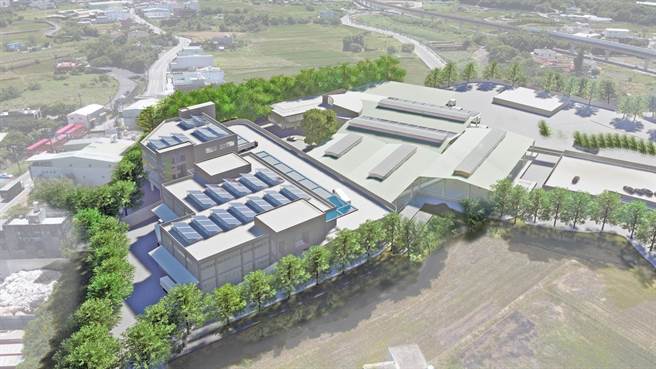 桃园市肉品市场是北台湾最大肉品拍卖场，中央、市府及市场3方携手，斥资12亿升级冷链物流系统，现已进入设计规画阶段。图为建置模拟图。（桃园市农业局提供／陈梦茹桃园传真）