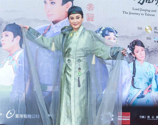 陈亚兰为新剧宣传十分卖力。粘耿豪摄 