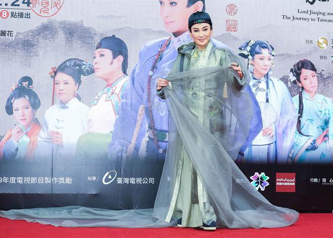 陈亚兰为新剧宣传十分卖力。粘耿豪摄 