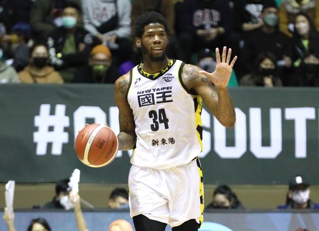 新北國王第3洋將里金斯今天終於上場了。(新北國王提供)