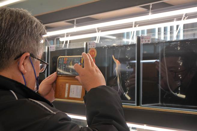 屏县府在第4届观赏鱼国际交流赛新增神仙鱼项目，吸引不少民眾观看。（谢佳潾摄）