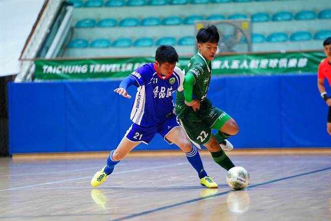 延续主场气势！五人制足球联赛「台中旅人」夺二连胜。（台中市政府提供）