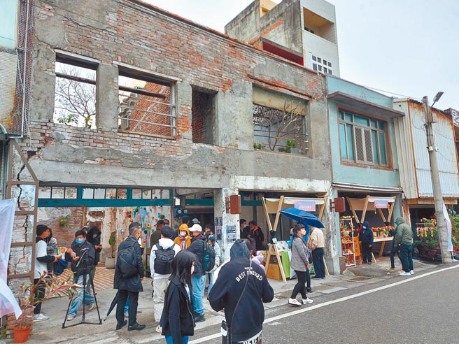 云林县台西乡中山老街再造成果展，展现「台西第一街」新风貌。（张朝欣摄）
