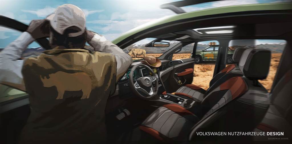 Volkswagen發佈下一世代Amarok設計草圖 (圖/CarStuff人車事)