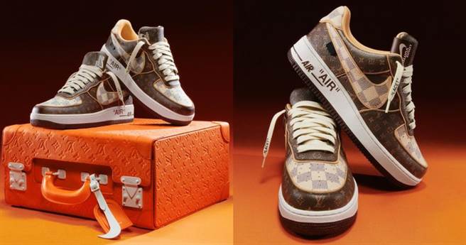 创苏富比球鞋拍卖纪录！200 双 LV x Nike AF 1 成交总金额破台币 7 亿元。（JKF提供）