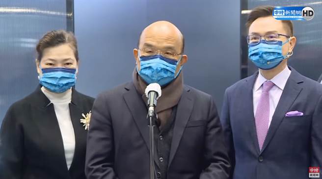 行政院長蘇貞昌。（中時新聞網直播畫面）
