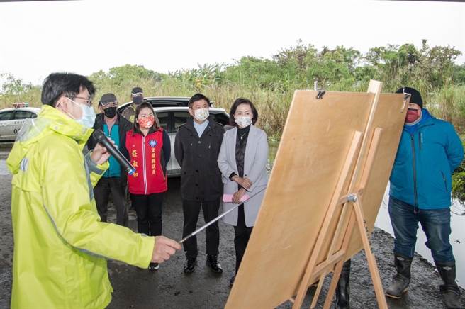 宜兰员山乡浮洲桥将新建移动式抽水机房，解决淹水问题。（宜兰县政府提供／陈彩玲宜兰传真）