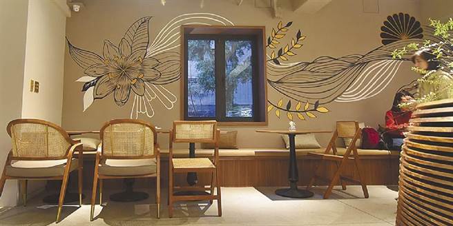 〈Green Bakery綠帶純植物烘焙〉擴大內用規模，約可接待25至30人。(圖／姚舜)