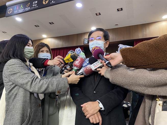 教育部长潘文忠今天批评滑冰选手黄郁婷的不当言行深深伤害国人感情。（林志成摄）