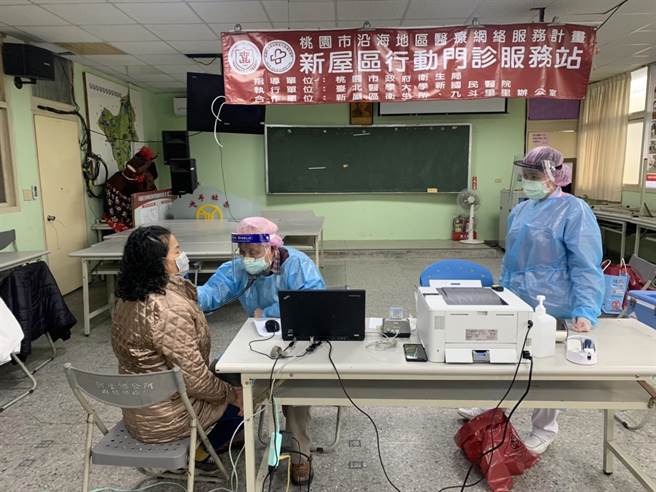 新國民醫院前進偏鄉桃園新屋地區提供醫療服務。（新國民醫院提供／呂筱蟬桃園傳真）