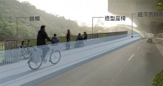 基隆過港路至暖江橋興隆街右岸步道串連工程將動工，預計10月間完成。（基隆市政府提供／陳彩玲基隆傳真）