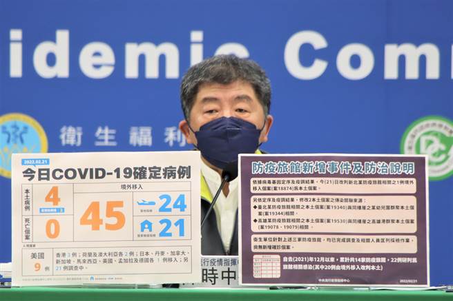 中央流行疫情指揮中心指揮官陳時中。（指揮中心提供）