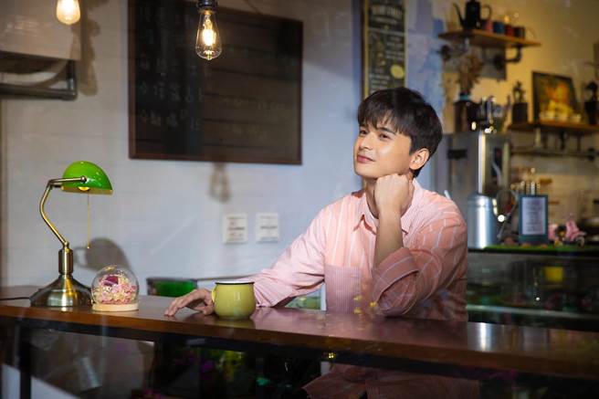 尹彥凱日前拍攝新歌〈謝謝我 謝謝你〉MV。（星光娛樂提供）