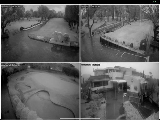 高尔夫文摘在脸书粉专放上老淡水球场的「雪景照」，结果是乌龙一场。（图／翻摄高尔夫文摘 Golf Digest Taiwan脸书）