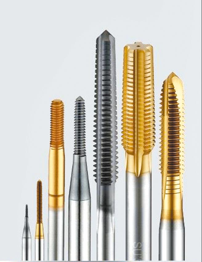 苏氏一系列高品质丝攻，包括：IT挤压丝攻、挤压丝攻、螺帽丝攻、先端丝攻、螺旋丝攻。图／业者提供