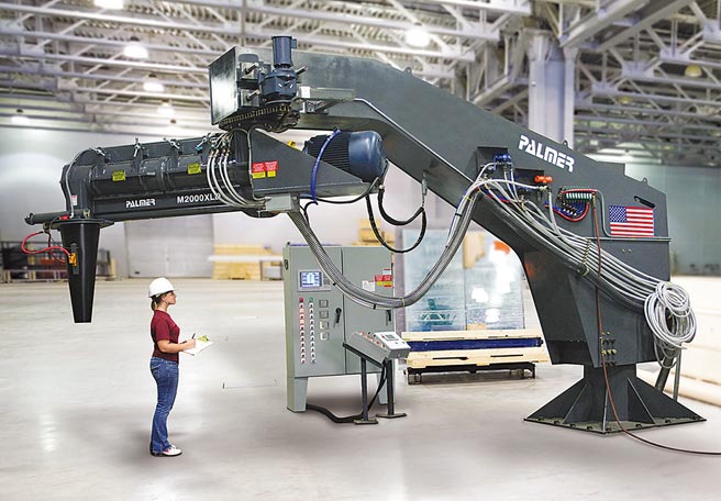 皇广向美商PALMER引进来台的砂模混炼机。图／业者提供