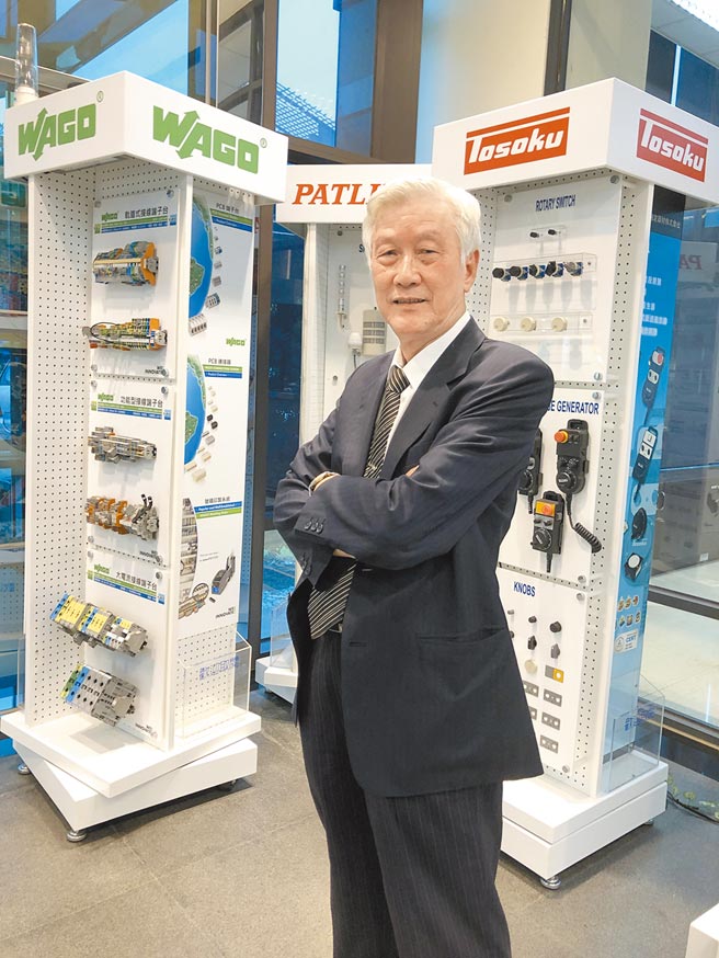 台湾工具机公会副理事长暨霭崴董事长陈金柏。图／庄富安