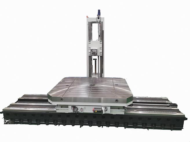 亘隆HP-3035双蜗杆蜗轮大型旋转分度盘。图／业者提供