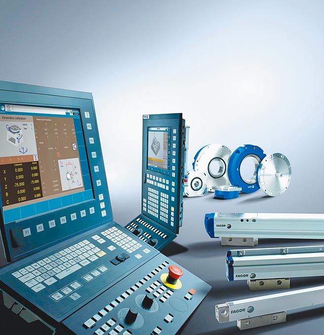 发格公司在台北工具机展展出一系列新世代控制器与光学尺产品。图／业者提供