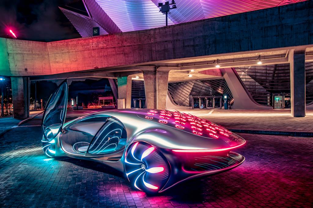 未來物種登台！M-Benz VISION AVTR 電動概念車現身寶麗廣塲
(圖/2gamesome)