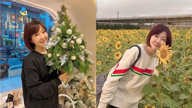 49歲余皓然維持輕盈少女體態。(圖/翻攝自IG@fifi920120)
