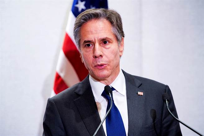 美国国务卿布林肯（Antony Blinken）21日深夜宣布，基于乌克兰局势，撤离目前在乌克兰西部城市利维夫（Lviv）的国务院外交人员，前往波兰1晚。（资料照／路透社）