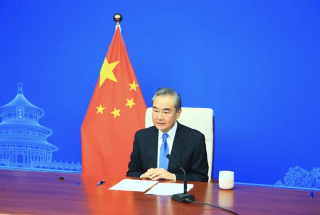 大陆外交部长王毅。取自大陆外交部