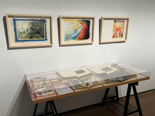 日本艺术家荒井良二的《睡美人》原稿。(南艺大提供／刘秀芬台南传真)