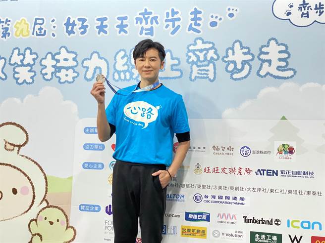 李國毅今出席公益活動。（洪秀瑛攝）