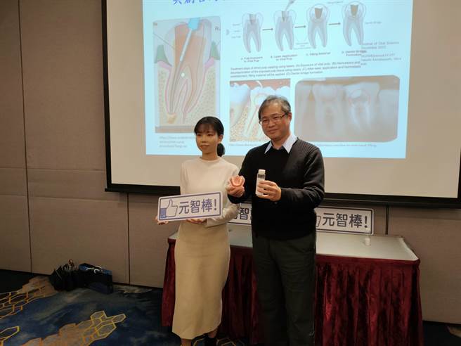 元智大学化学工程与材料科学系孙安正教授研究团队，研制出齿科活髓治疗之覆髓术用生医陶瓷粉末，成为台湾首位成功案例，有助牙医从事根管治疗。(李侑珊摄)
