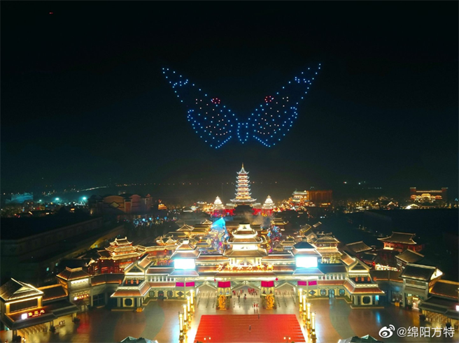 四川省綿陽方特東方神畫。（來源/@綿陽方特）
 