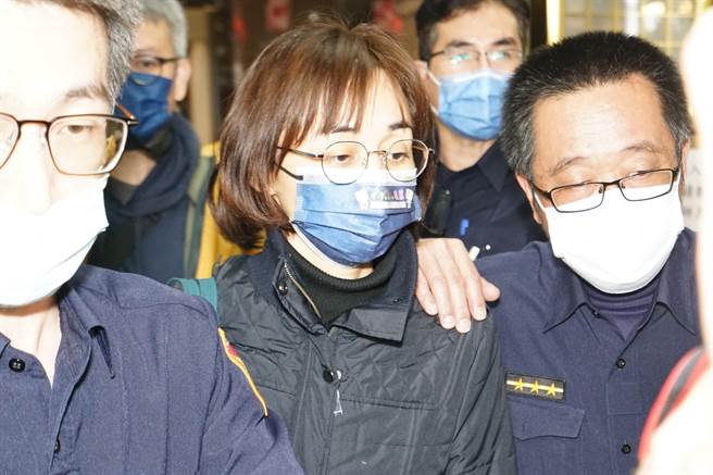 林姿妙的女儿林羿伶请回。（李忠一摄）