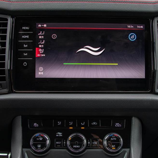 Air Care功能可滤清车室内的脏空气。（陈大任摄）
