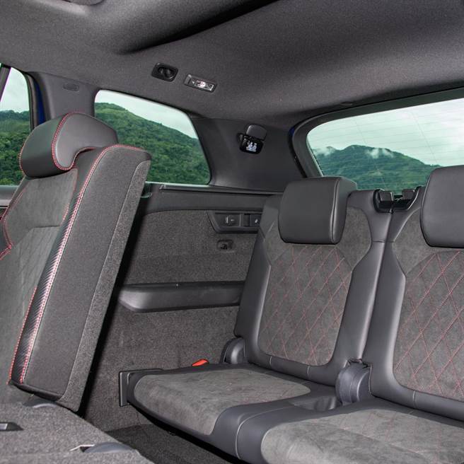 SKODA KODIAQ RS第三排座椅。（陈大任摄）
