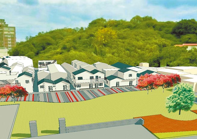 閒置十多年的彰化市中兴庄眷村，彰化县政府为了活化，斥资3300万元进行第一期工程广场环境改造，并将整建5户眷舍和更新内部水电设备。（示意图，彰化县政府提供／谢琼云彰化传真）