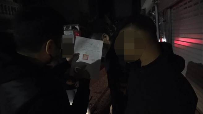 林男遭逮。（翻攝照片／高雄洪靖宜傳真）