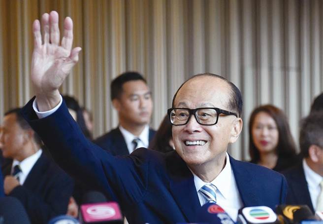 长和创办人李嘉诚。图／中新社
