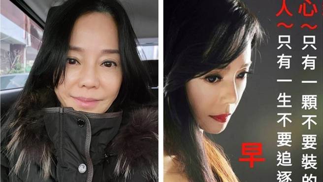 狄莺一改过去活力形象深夜突然感嘆。(图/翻摄自狄莺脸书)
