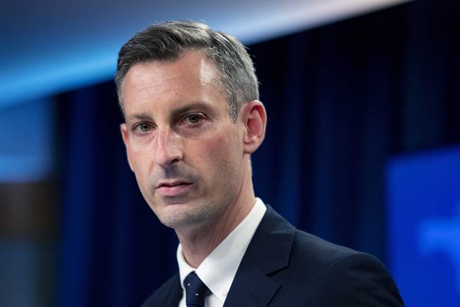 美國國務院發言人普萊斯（Ned Price）。(圖／美聯社)