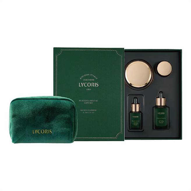 大叶高岛屋推出DOZO BEAUTY的LYCORIS顶级蛋白抗皱礼盒，9280元。（大叶高岛屋提供）