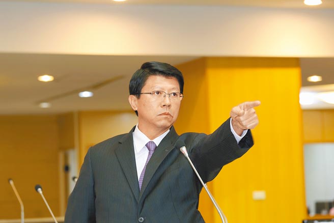 國民黨台南市議員謝龍介爭黨內市長提名。（台南市議會提供／曹婷婷台南傳真）