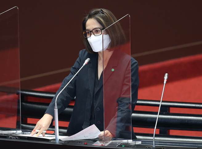 立委高金素梅谈乌俄战争。（资料照/姚志平摄）