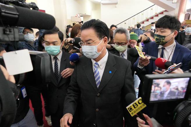 外交部長吳釗燮。（趙婉淳攝）