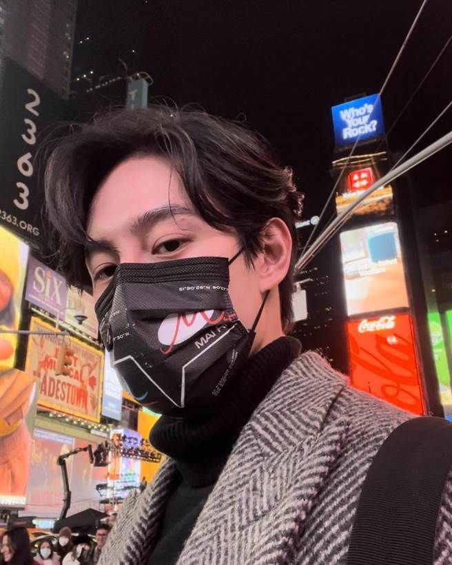 孙麦杰不畏疫情困难赴美国拍摄MV。（诚葳广告提供）